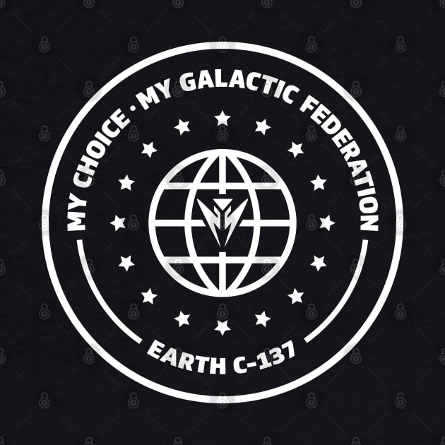 Galactic Federation - Earth C-137 - White by Roufxis